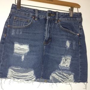Denim skirt